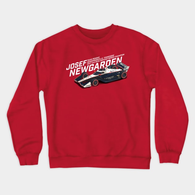 Newgarden 2021 (white) Crewneck Sweatshirt by Sway Bar Designs